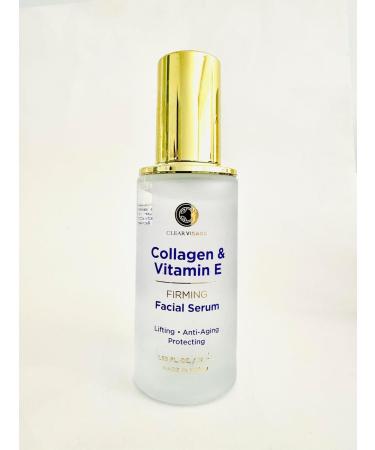 Bundle of Clear Visage Collage &Vitamin E and Vitamin C& Collagen Face Serum Total of 2 items. No Box. - Buy Online on GoSupps.com