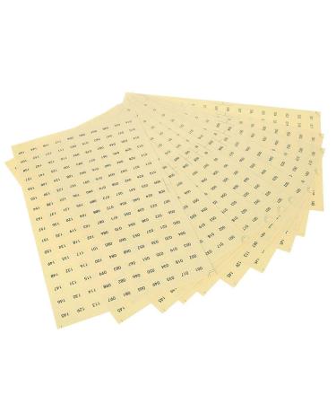 Gel Polish color paper label waterproof and transparent design that does not easily drop out number stickers manicure shop Beauty Salon Salon Shop for Home (001-160)