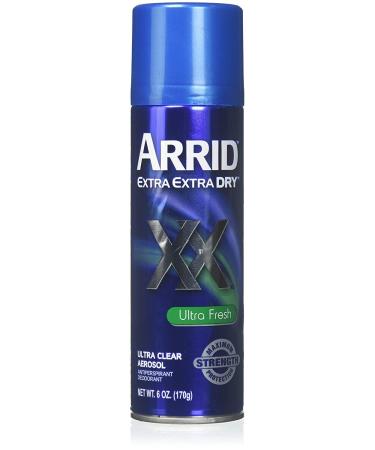 ARRID XX Ultra Clear Anti-Perspirant Deodorant Spray - Ultra Fresh 6oz (Pack of 4) - Buy Online on GoSupps.com