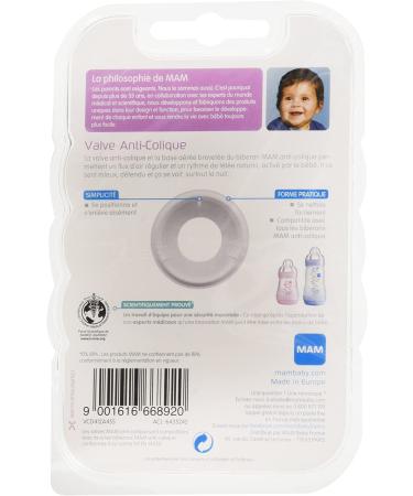 MAM 2 Anti-Colic Valves | Reduce Colic & Enhance Baby Comfort | International Shipping Available - Buy Online on GoSupps.com