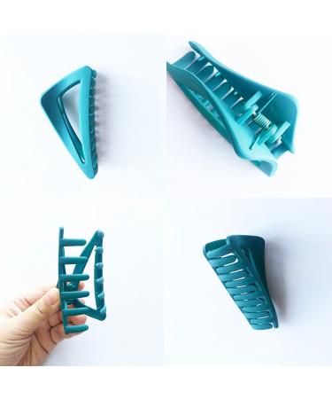 LAKYTION French Matte Claw Clips - 8 Pack Stylish Triangle Hair Claw Set for Women & Girls - Buy Online on GoSupps.com