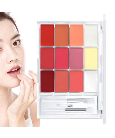 Obesntln Women's lip gloss women's lip gloss palette moisturizing lip gloss nourishing lip gloss shade moisturizing color palette lipstick makeup for