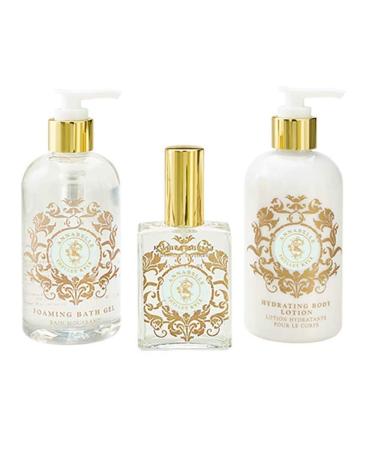Shelley Kyle Annabelle Complete Gift Set Includes Hydrating Body Lotion Foaming Bath Gel And Perfume Packaged in Beautiful Cream and Gold Gift Box with Ribbon - Buy Online on GoSupps.com