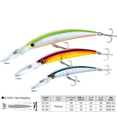 Yo-Zuri Crystal Minnow Deep Diver 4-3/8 Holographic Redhead - Fishing Lure - Buy Online on GoSupps.com