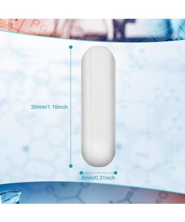 PTFE Magnetic Stir Bars for Laboratory Stirrers - White 30mm/1.18 Inch - Set of 8 - Buy Online on GoSupps.com