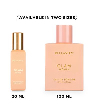 Luxury GLAM Woman Eau De Parfum With African Orange Jasmine & Patchouli Premium Long Lasting Floral & Woody Fragrance Liquid EDP For Women 20ml - Buy Online on GoSupps.com