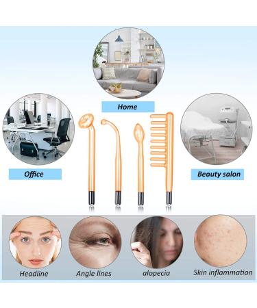 MYSWEETY High Frequency Portable Handheld Facial Skin Care Wand Machine - Buy Online on GoSupps.com