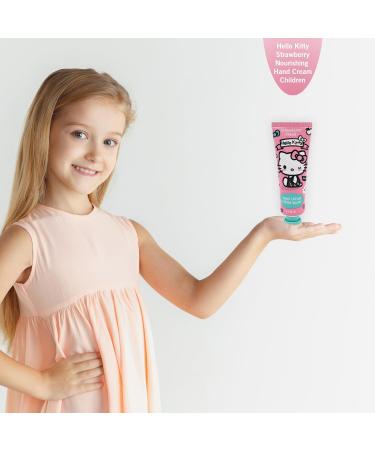 Hello Kitty Strawberry Hand Cream - for Children and Adults - Quick Absorbing - Moisturising Hand Care - Child-friendly - Nourishing Hand Cream - Long Lasting Moisture - Buy Online on GoSupps.com