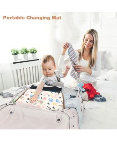 Lekebaby Foldable Baby Changing Mat - Portable Travel Mat with Plant Cartoon Design - Buy Online on GoSupps.com