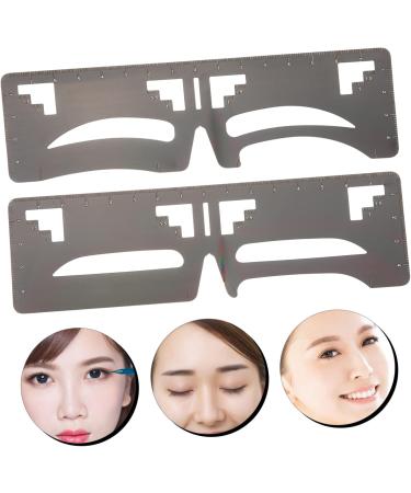 FOMIYES 10 Pcs Eyebrow Ruler Makeup Supplies Eyebrow Shaper Eyebrow Makeup Tools Balance Template Ruler - Buy Online on GoSupps.com