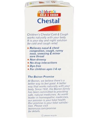 Boiron Chestal Child Cold & Cough Syrup - Natural Relief for Kids - Buy Online on GoSupps.com