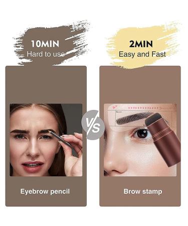 Waterproof Eyebrow Stamp Stencil Kit - Brow Shaping Kit with 30 Pairs of Brow Stamps - Buy Online on GoSupps.com