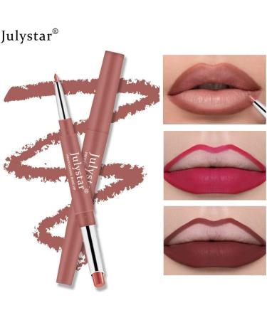  G n rique Interookie Double Head Lipstick Non-Fade Non-Sticky to Cup Makeup Pen Rotating Lipstick Pink (M08#) - Buy Online on GoSupps.com