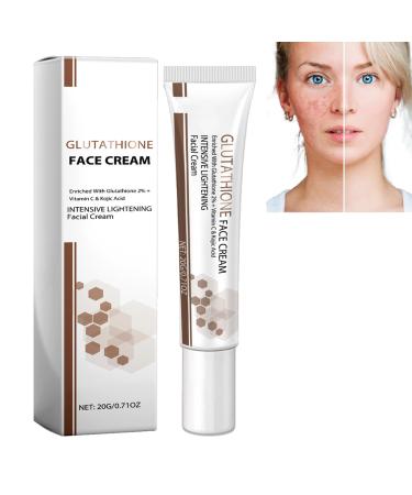 Glutathione Face Cream Freckle Remover Cream Dark Spot Correcting Glow Serum Dark Spot Corrector Correct Black Spots and Brighten the Skin Facial Dark Spots Remover