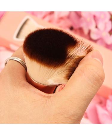 DUCare Flat Top Kabuki Foundation Brush - Professional Synthetic Makeup Tool for Liquid, Mineral Powder & Blending - Pink - Buy Online on GoSupps.com
