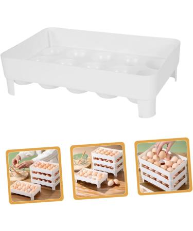 DOITOOL Egg Storage Box Refrigerator Egg Holder Egg Storage Tray Egg Tray Household re-usable - Buy Online on GoSupps.com