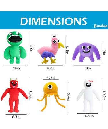Game Character Plush  10 inches Plushies Toys  Soft Stuffed Figure Doll for  Soft Stuffed Animal Plushies (6Pcs) - Buy Online on GoSupps.com