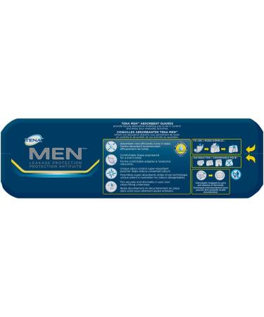 Tena Men's Incontinence Guards, Moderate Absorbency - 144 Count (3 Packs of 48) - Buy Online on GoSupps.com