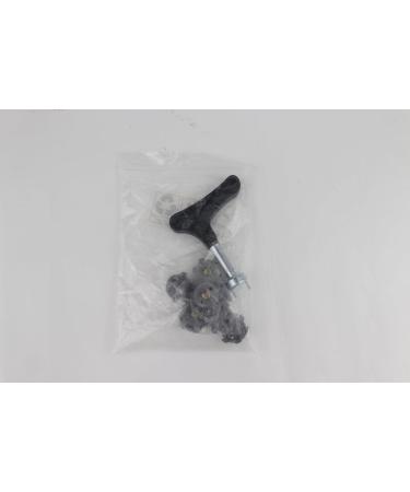 Muetern 25-Piece Golf Shoe Spikes - Gray Universal Anti-Slip Spikes with Key for All Golf Shoes - Buy Online on GoSupps.com