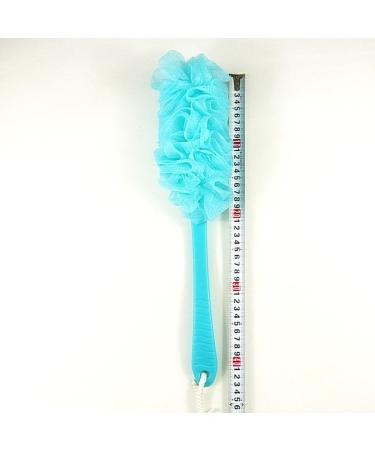 ROSENICE Bath Scrubber Brush - Long Handle Shower Sponge Back Brush for Men & Women | Pink | International Shipping Available - Buy Online on GoSupps.com