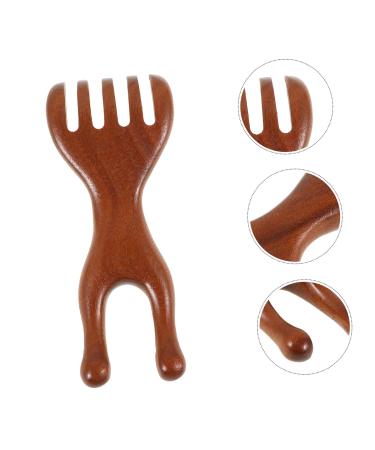 Portable Wooden Scalp Massage Comb - Bcoath No Static Hair Comb for Men | Premium Ridge Design for Ultimate Relaxation - Buy Online on GoSupps.com