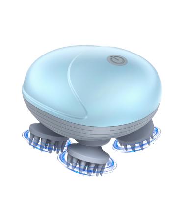 Electric scalp massager Brifit USB Charging Electrical head massage device with 4 kneading heads & 3 kneading modes IPX6 waterproof portable head massage device for dogs body relaxation 11*9*8cm blue - Buy Online on GoSupps.com