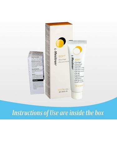 L-Mesitran Soft Honey Wound Gel 0.5 oz - Hypoallergenic & Soothing Ointment for Burns - Medical Grade Ingredients for Adults & Elderly - Buy Online on GoSupps.com