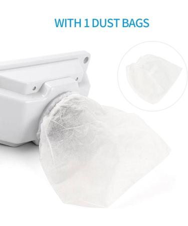 Nail Dust Collector - Professional Quiet Desk Vacuum Cleaner for Nail Art with Electric Fan Filter (UK Plug) - Buy Online on GoSupps.com