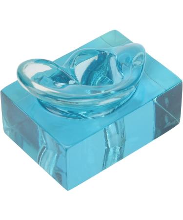 Professional Piercings Practice Ear Model - Waterproof Acrylic Blue Transparent Display for Sound Aids & Teaching Tools | International Shipping Available - Buy Online on GoSupps.com