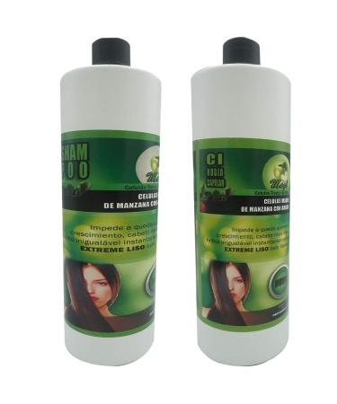 KERA FRUIT Cirugia Capilar 16 OZ Tratamiento Capilar, Chocolate y Celulas Madres (CELULAS MADRES) Green Apple