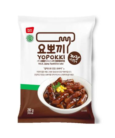 YOPOKKI Halal Jjajang Tteokbokki Korean Rice Cake 280g