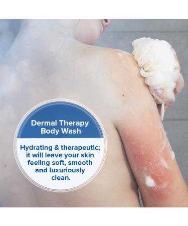 Dermal Therapy 2-in-1 Body Wash & Moisturizing Cleanser - 5% Urea AHA Sulfate-Free - 16 Fl Oz | International Shipping Available - Buy Online on GoSupps.com