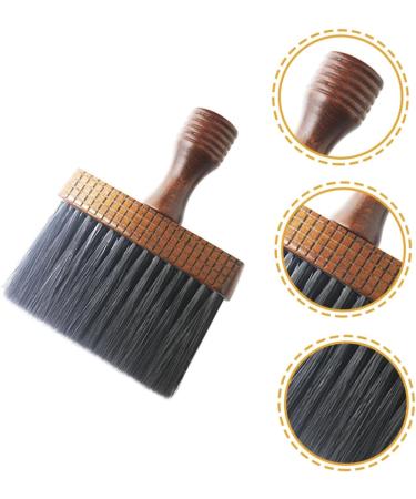 FRCOLOR Barber Neck Brush soft cleaning Broken Hair Remove barber cleaning salon beard barber fade barber stylist face nylon solid wood Hairdressing Neck Duster - Buy Online on GoSupps.com
