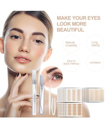 Invisible Double Eyelid Tape Strips - 1008PCS | Waterproof, Breathable & Easy to Use for Droopy, Uneven, and Mono-Eyelids - Buy Online on GoSupps.com