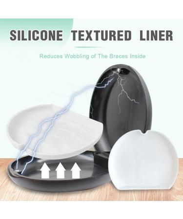 Buy Lsojfe Braces Dinner Bite Can - Denture Container & Mirror Holder Box for Prosthesis Care - Buy Online on GoSupps.com