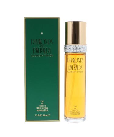 ELIZABETH TAYLOR Diamonds & Emeralds Eau de Toilette Splash 3.4 Ounce 3.4 Fl Oz (Pack of 1) Diamonds & Emeralds 3.4 Oz - Buy Online on GoSupps.com