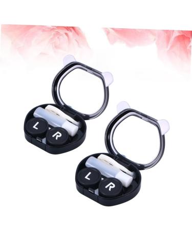 Solustre Cartoon Contact Lens Case - Cute Panda Lens Storage Box for Travel & Storage - Buy Online on GoSupps.com