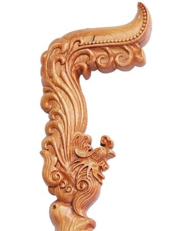 Cane Elderly Crutches Solid Wood Walking Stick Walker 4 Styles Fine Carving 92 cm Long Available as Needed Truncated by Yourself (Color : C) Beautiful Scenery Bathing in Sunlight - Buy Online on GoSupps.com