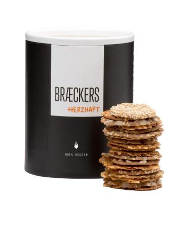 BRAECKERS handmade oven bread chips hearty (6 cans of 125g each)