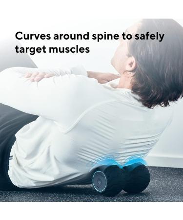 Wave Duo Foam Roller - Ergonomic Bluetooth Muscle Roller for Back Neck & Spine | 5 Vibration Frequencies - Therabody - Buy Online on GoSupps.com