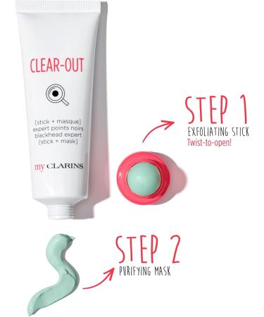 My Clarins Clear-Out Anti-Blackheads Stick + Mask 50ml | Best Skincare for Clear Skin | International Shipping Available - Buy Online on GoSupps.com