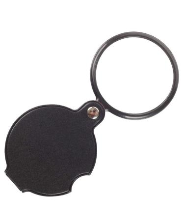 (10X) Folding Handheld Portable Mini Magnifier for Old People Youth Children Reading Newspapers Medicine Bottles Electronics Black 65 * 147mm Made in China