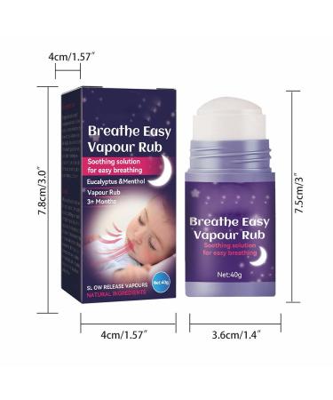 Baby Breathe Stick - Relief for Itchy Nose & Congestion | Helps Baby Sleep | Roll-On Ball | Pink One Size - Buy Online on GoSupps.com