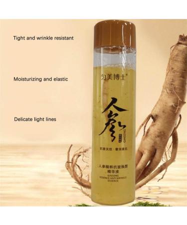 Premium Ginseng Extract Liquid - Anti-Aging Serum & Moisture Cream - Korean Red Ginseng Essence | Fight Collagen Loss & Reduce Folds (2PC) - Buy Online on GoSupps.com