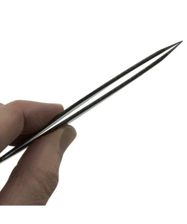 Zizzili Basics Stainless Steel Ingrown Hair Tweezers with Precision Tips - Splinter, Eyebrow, and Facial Hair Removal - Bonus Tip Guard & Carry Pouch - Buy Online on GoSupps.com