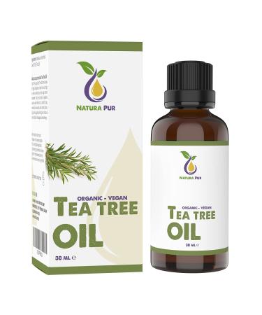 Organic Tea Tree Essential Oil - 100% Pure and Natural - Therapeutic Grade - 1 Fl Oz (30 ml) 1 Fl Oz (Pack of 1)
