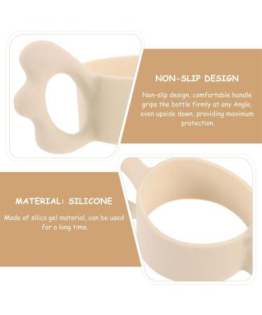Buy 2PC Silicone Bottle Handles for Baby Bottles | Ergonomic Holder for Feeder Care | Fits 6cm+ Diameter Baby Bottles - Buy Online on GoSupps.com