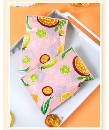 HONAMWINPRO Dried Orange Passion Fruit for Cocktails Snacking Baking Dried Pineapple Rings 10 PACK Pink - Buy Online on GoSupps.com