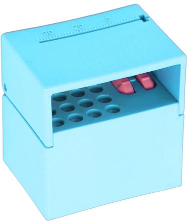 Autoclavable Endodontic File Cleaning Box - Professional Dental Drill Holder with Measuring Scale (Light Blue) | International Shipping - Buy Online on GoSupps.com