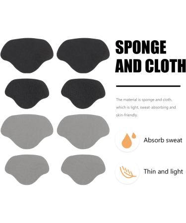 Exceart 8-Piece Premium Heel Handle Liner - Self-Adhesive Repair Heel Hole Patch for Comfortable Shoe Adaptation (Black/Gray) - International Shipping Available - Buy Online on GoSupps.com